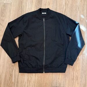 Men's Black Bomber Jacket